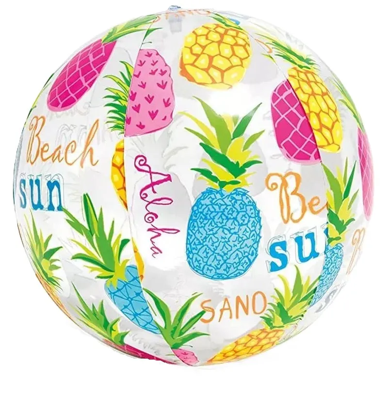 2 x Intex Beach Ball Inflatable Swimming Pool Toy - Pineapples 20"