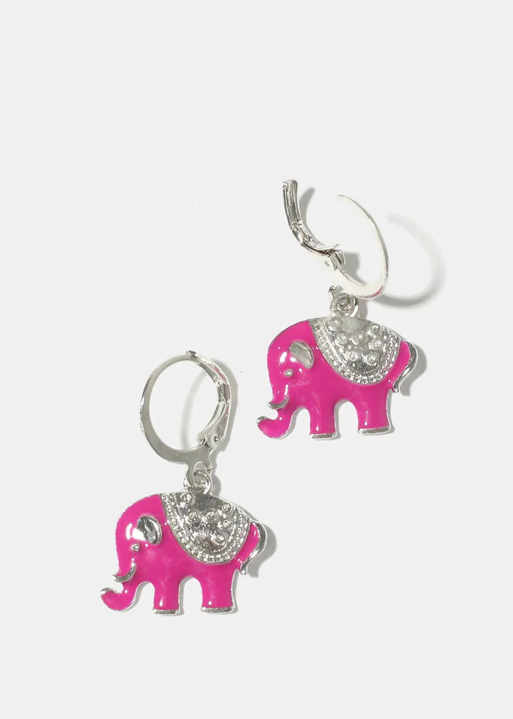 3 Pair Small Hoop Earrings with Lucky Charms