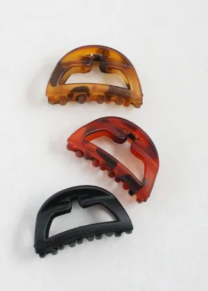 3-PC Small Hair Jaw Clip