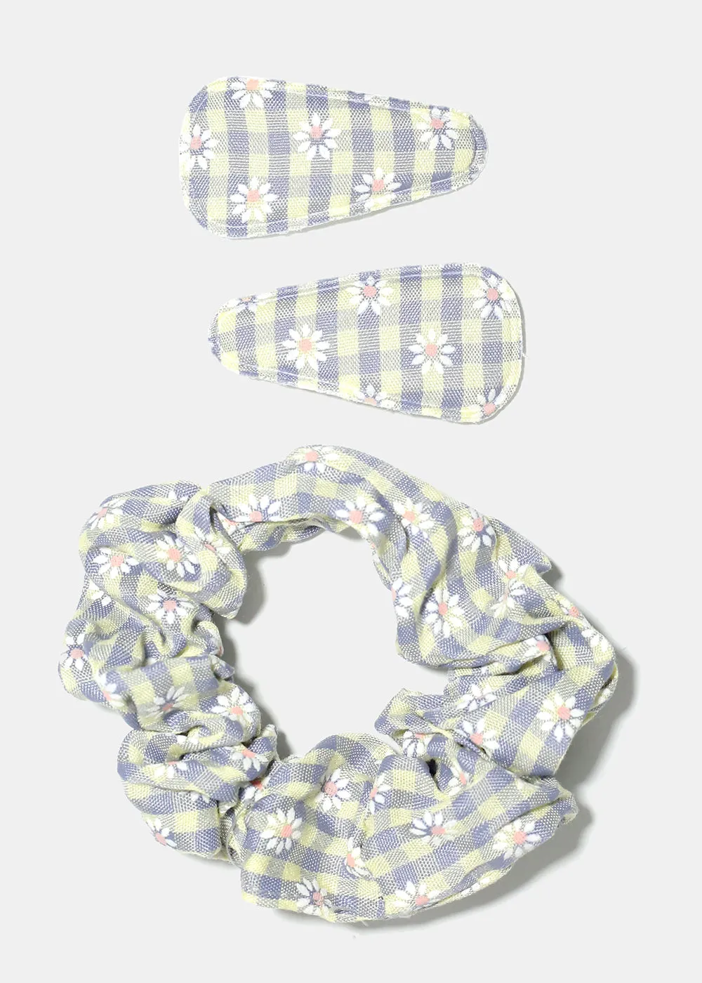 3 Piece Clips & Scrunchie Set