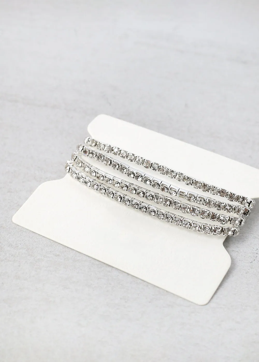 4 PC Rhinestone Bracelet