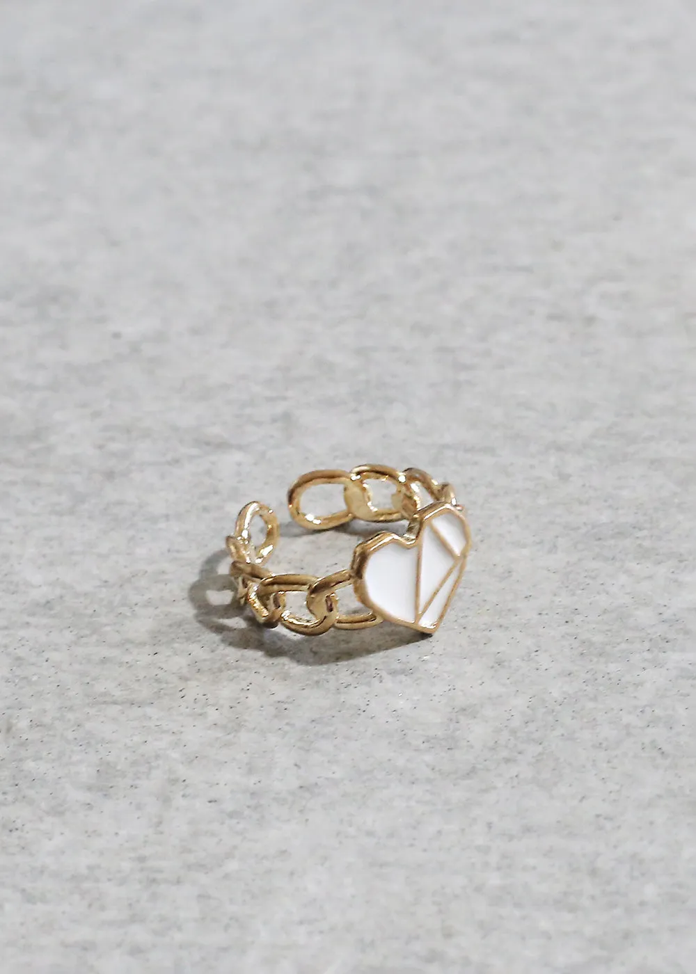 Adjustable Heart Ring