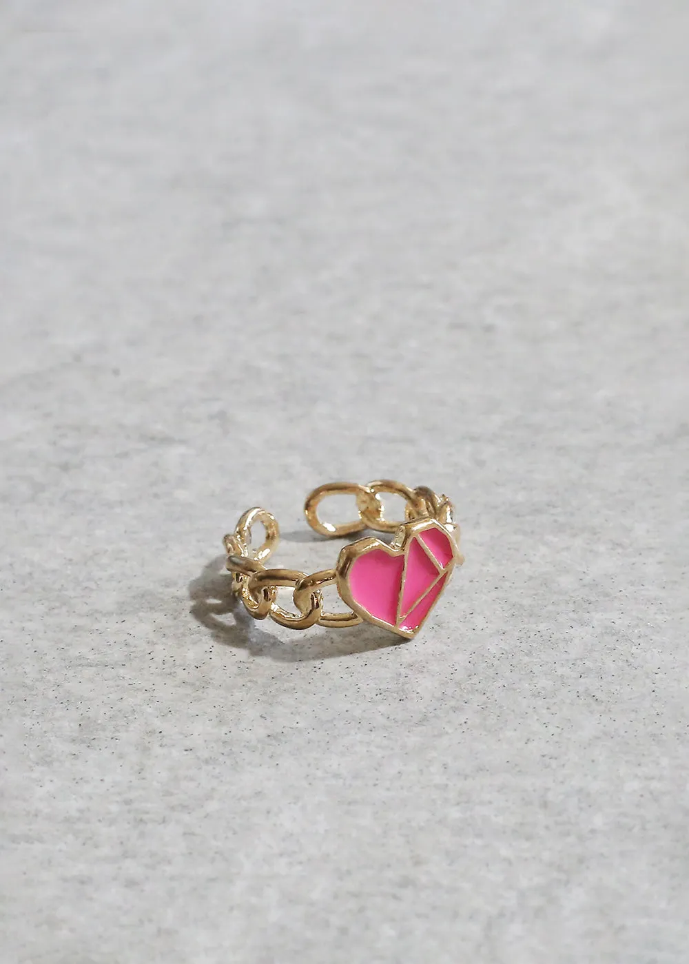 Adjustable Heart Ring