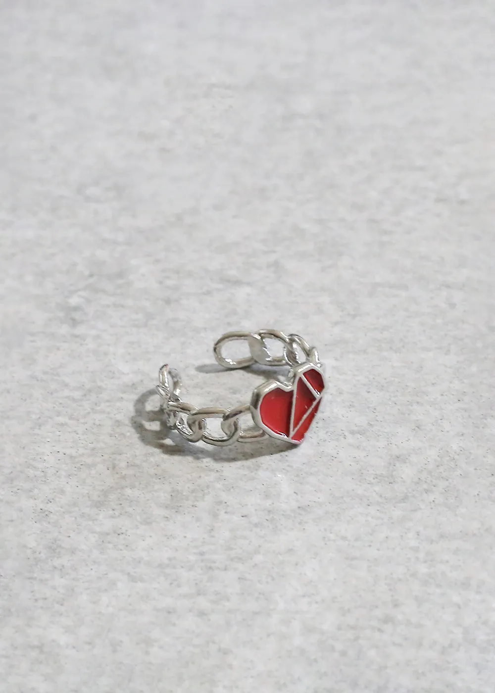 Adjustable Heart Ring