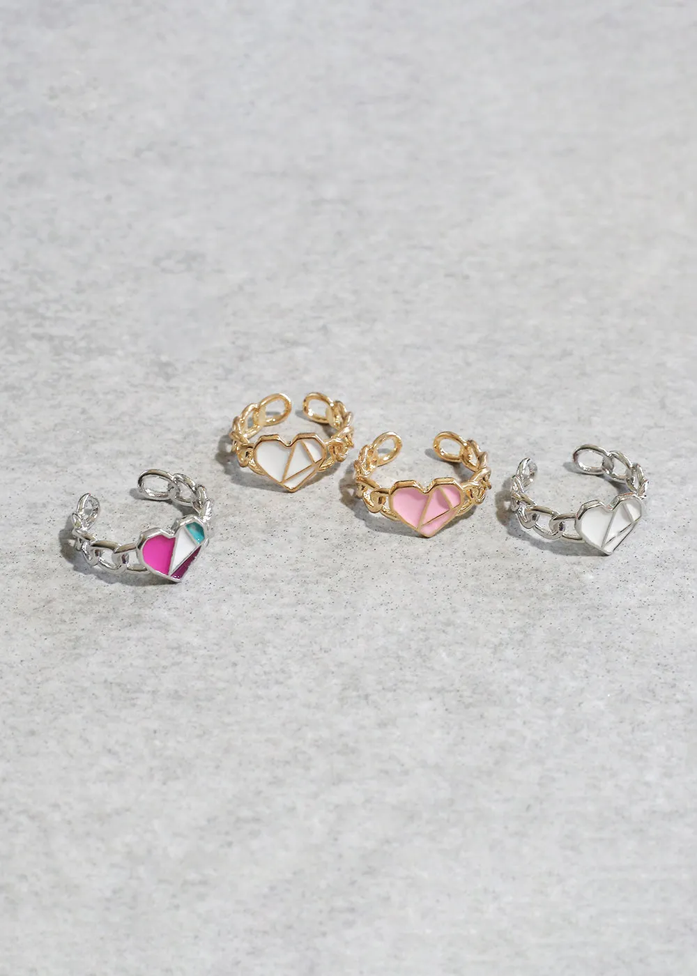 Adjustable Heart Ring
