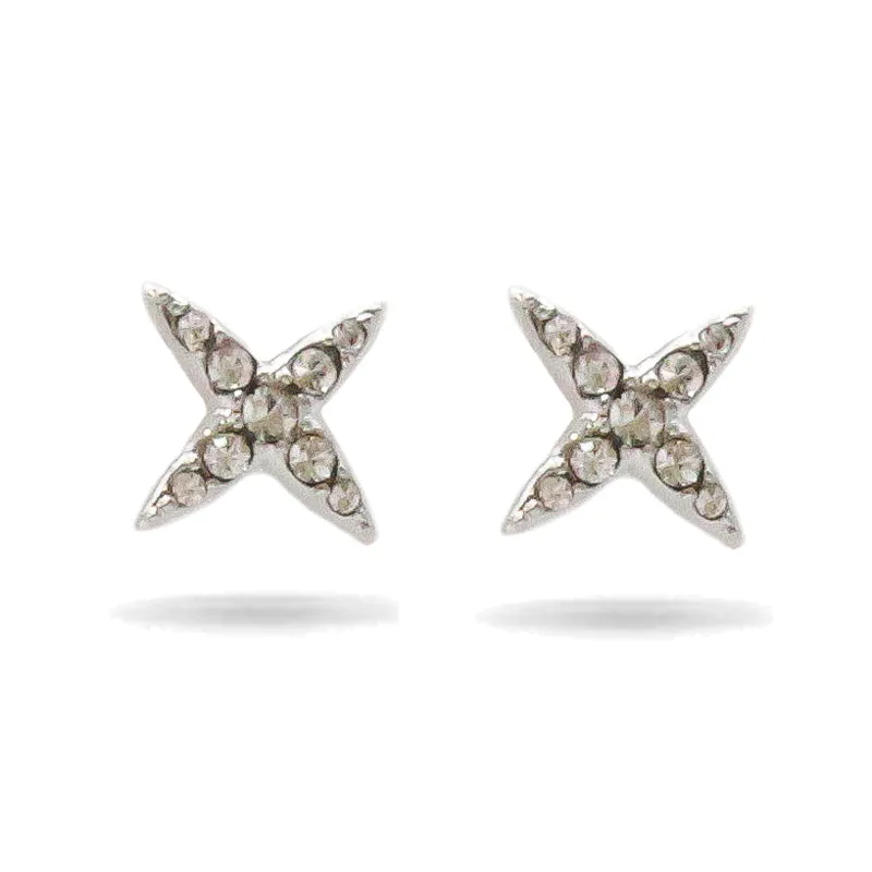 Adore Elegance Swarovski 4 Point Star Bracelet & Earring Set