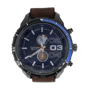 American Exchange Leather Watch 5336  Interchangeable Straps (Blemished Box)