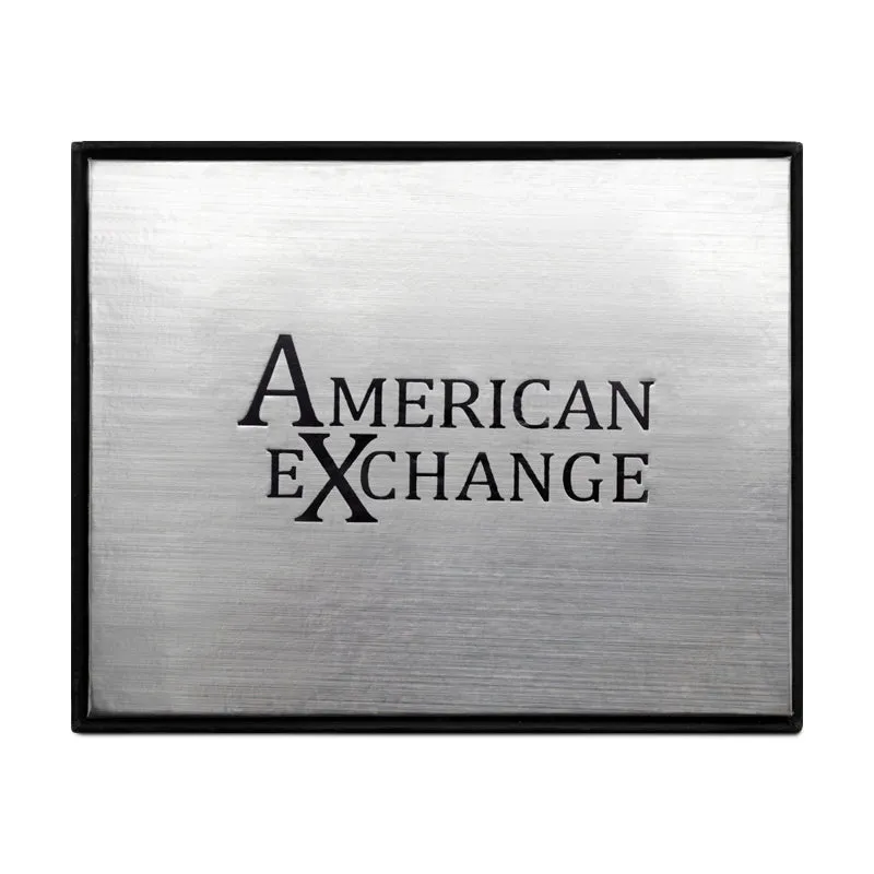 American Exchange Mens Silver And Grey Watch With Bracelets 5218