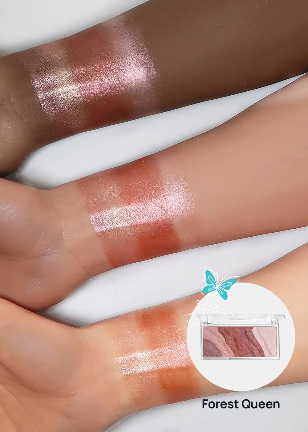 AOA Fly with Me Baked Eyeshadow  Blush Highlighter