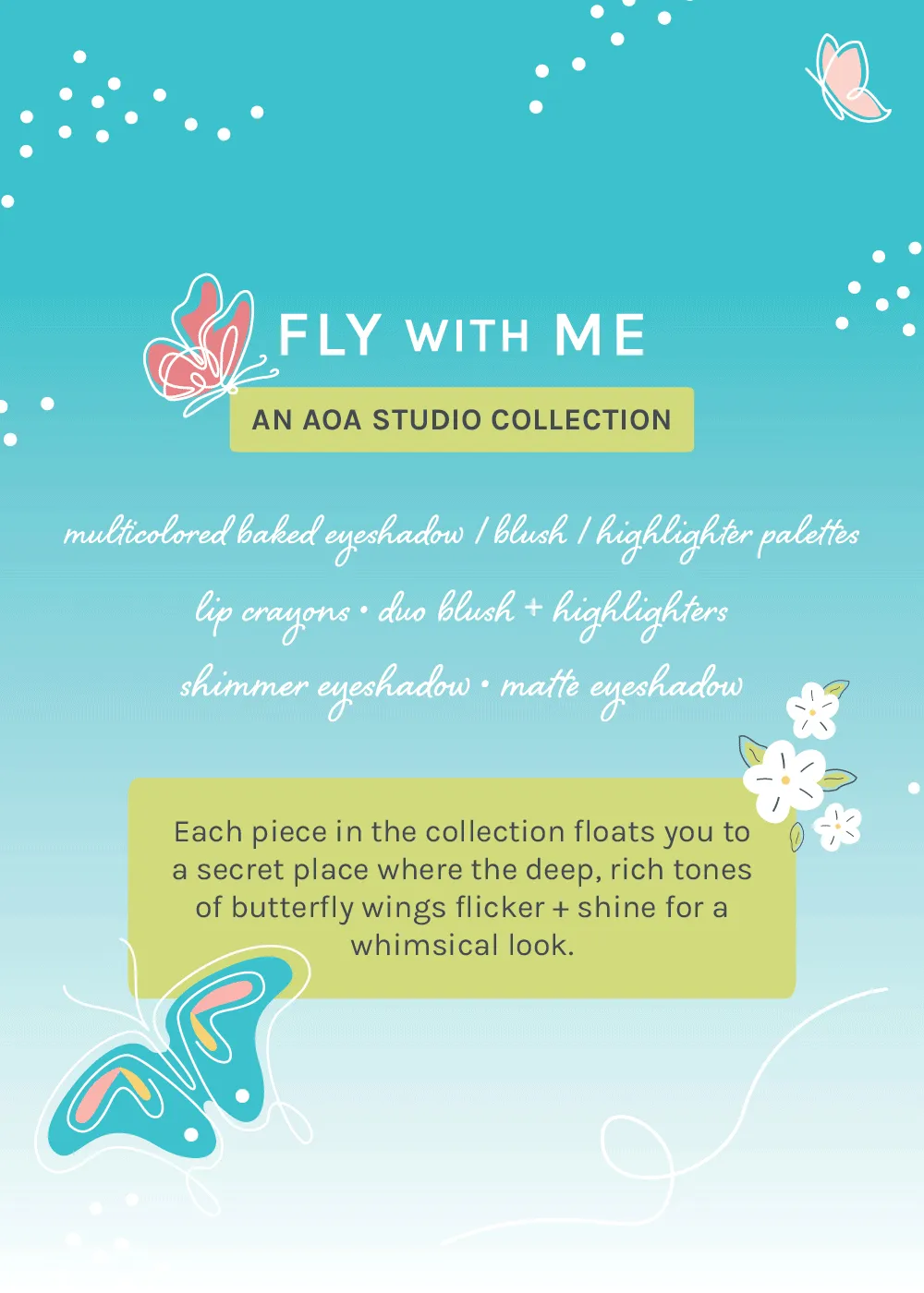 AOA Fly with Me Baked Eyeshadow  Blush Highlighter