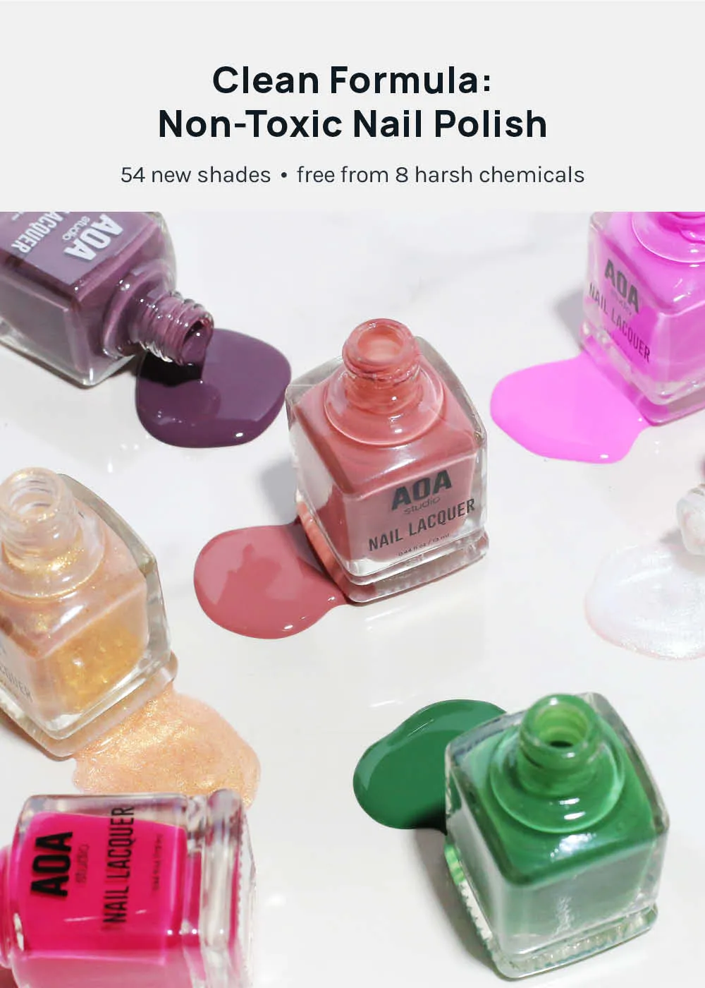AOA Nail Lacquer  Browns