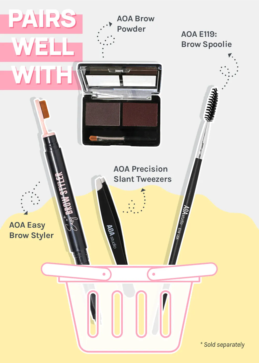 AOA Sculpt My Brow Clear Pomade