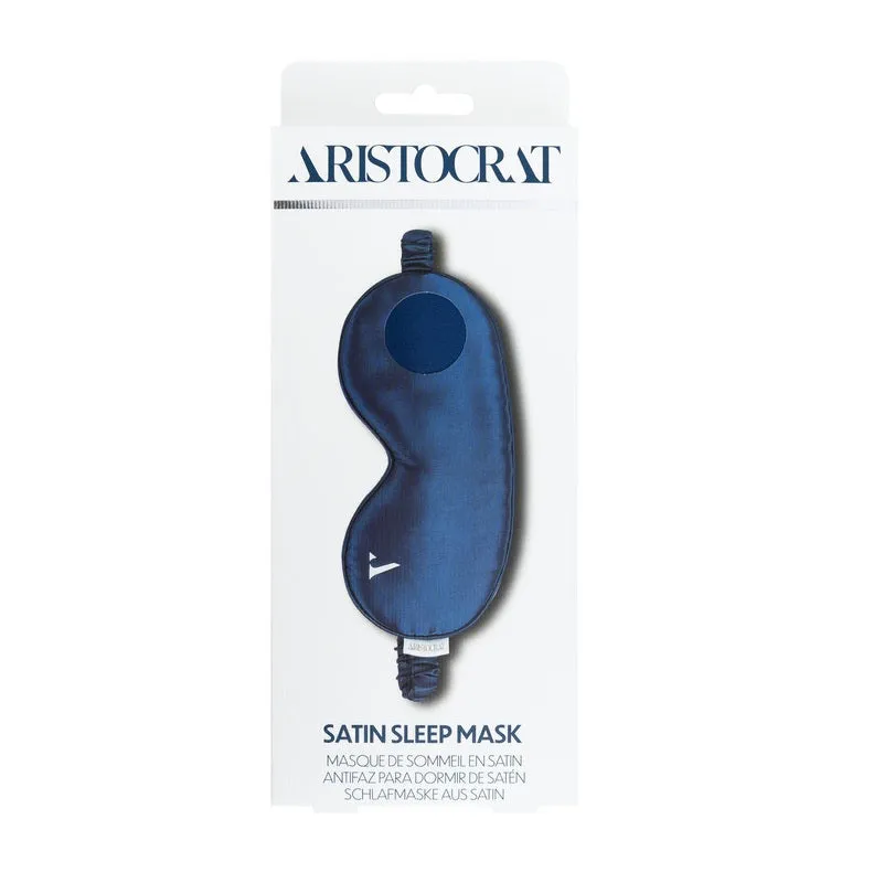 Aristocrat Satin Sleep Mask Blue Eye Cover