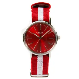Axcent Watch Red & White X78004 16