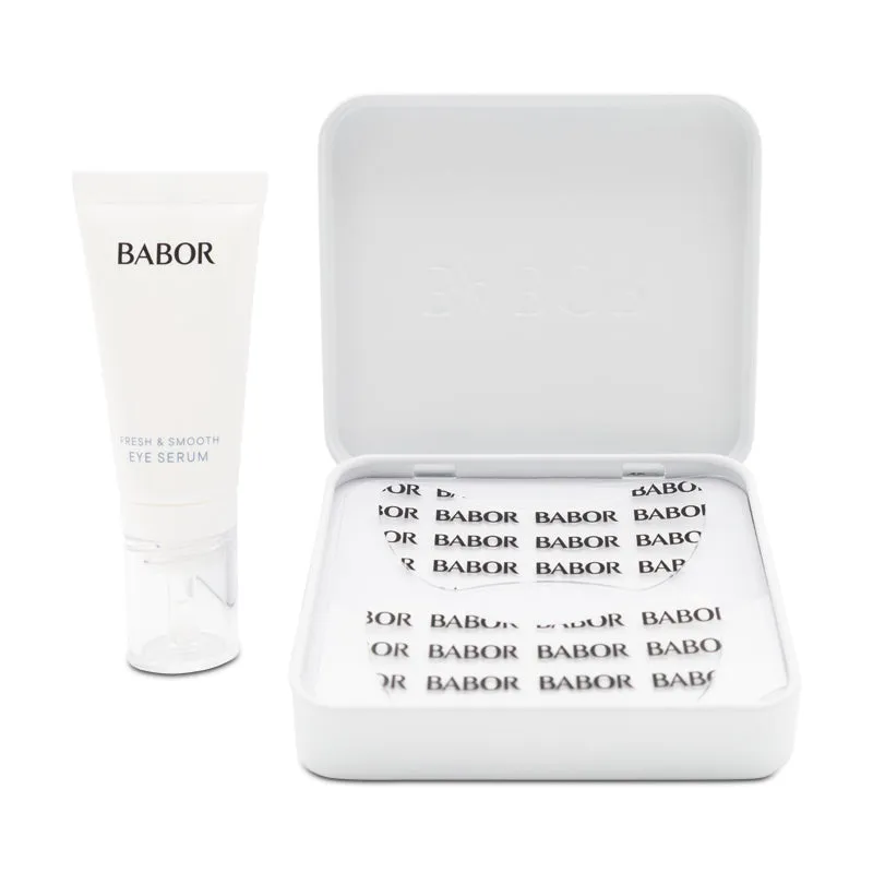 Babor Instant Fresh & Smooth Eye Serum   Patches (Blemished Box)
