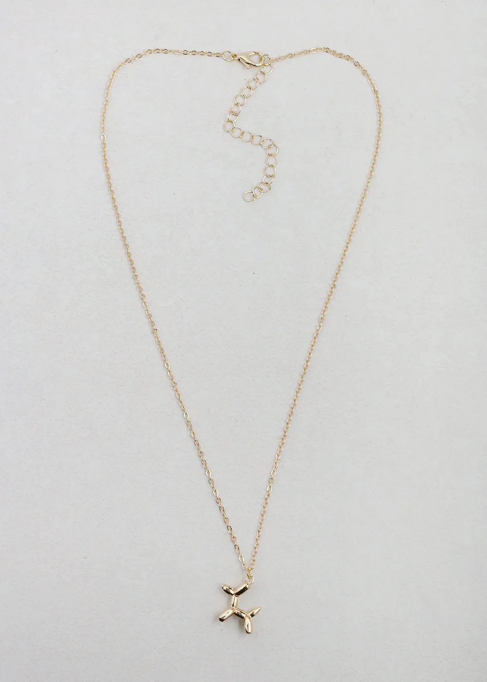 Balloon Dog Pendant Necklace