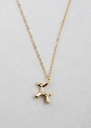 Balloon Dog Pendant Necklace