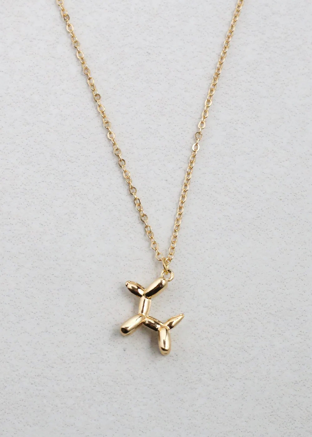 Balloon Dog Pendant Necklace