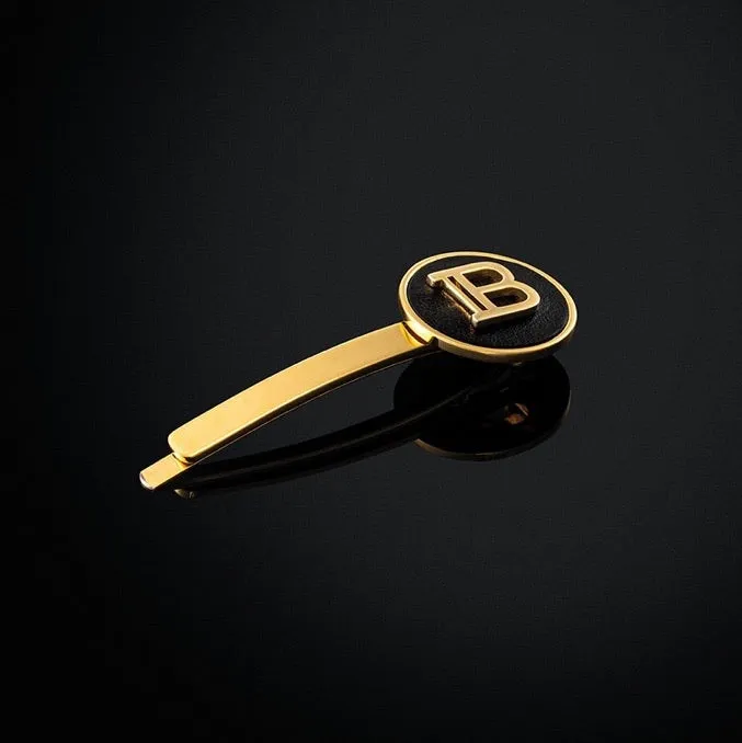 Balmain Limited Edition Hair Slide B Gold FW20