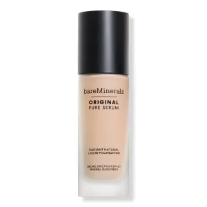 bareMinerals Original Pure Serum Radiant Natural Liquid Foundation Mineral SPF 20