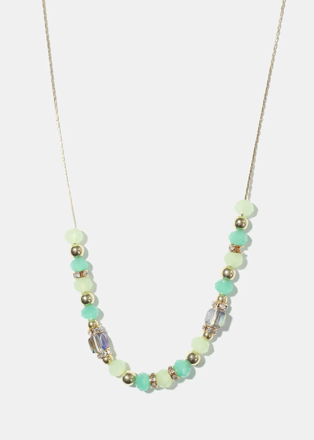 Beaded Stone Necklace