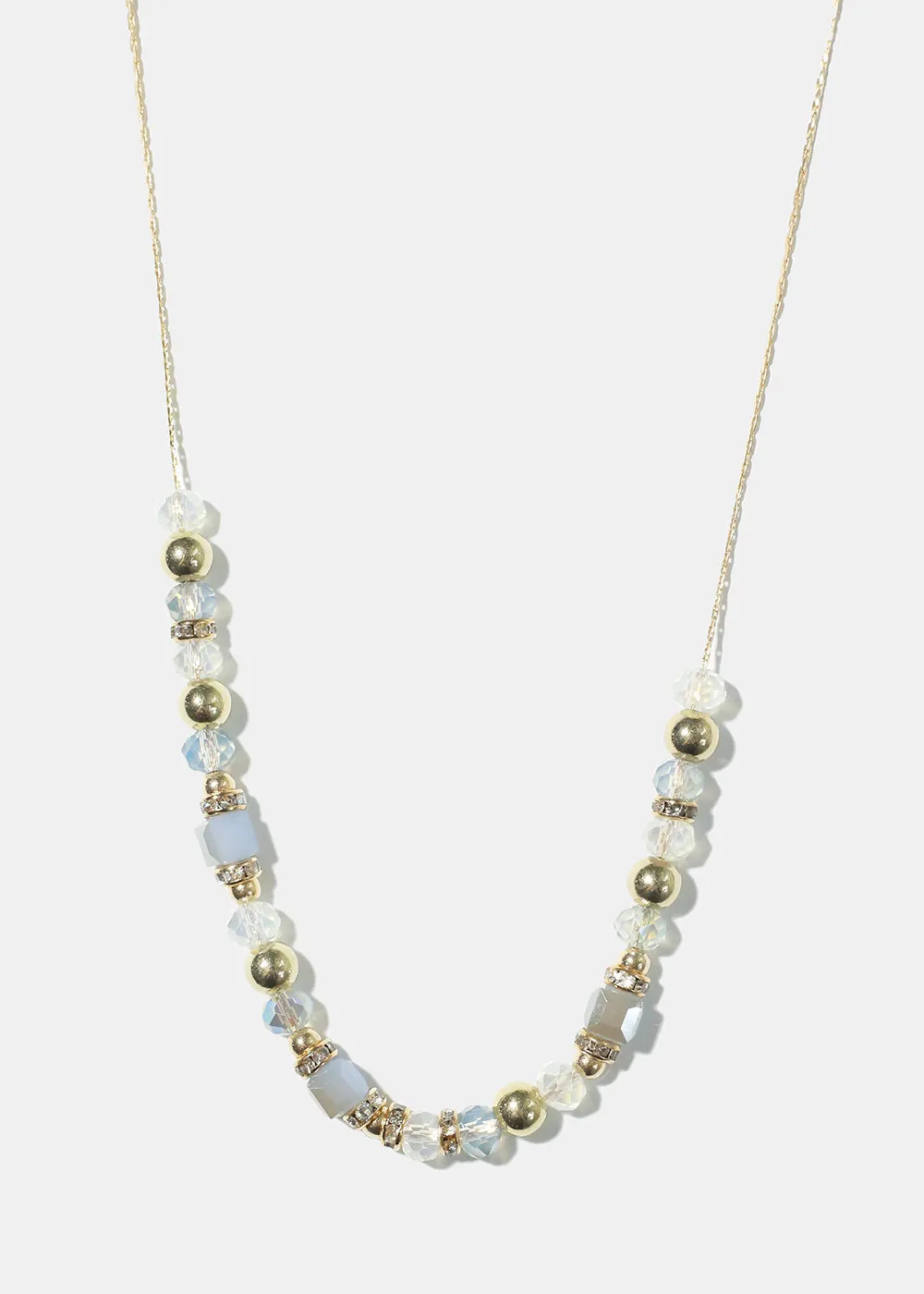Beaded Stone Necklace