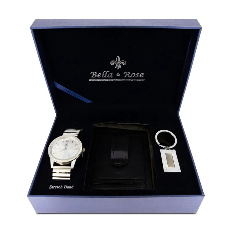 Bella & Rose Watch   Wallet   Keyring Set (Blemished Box)