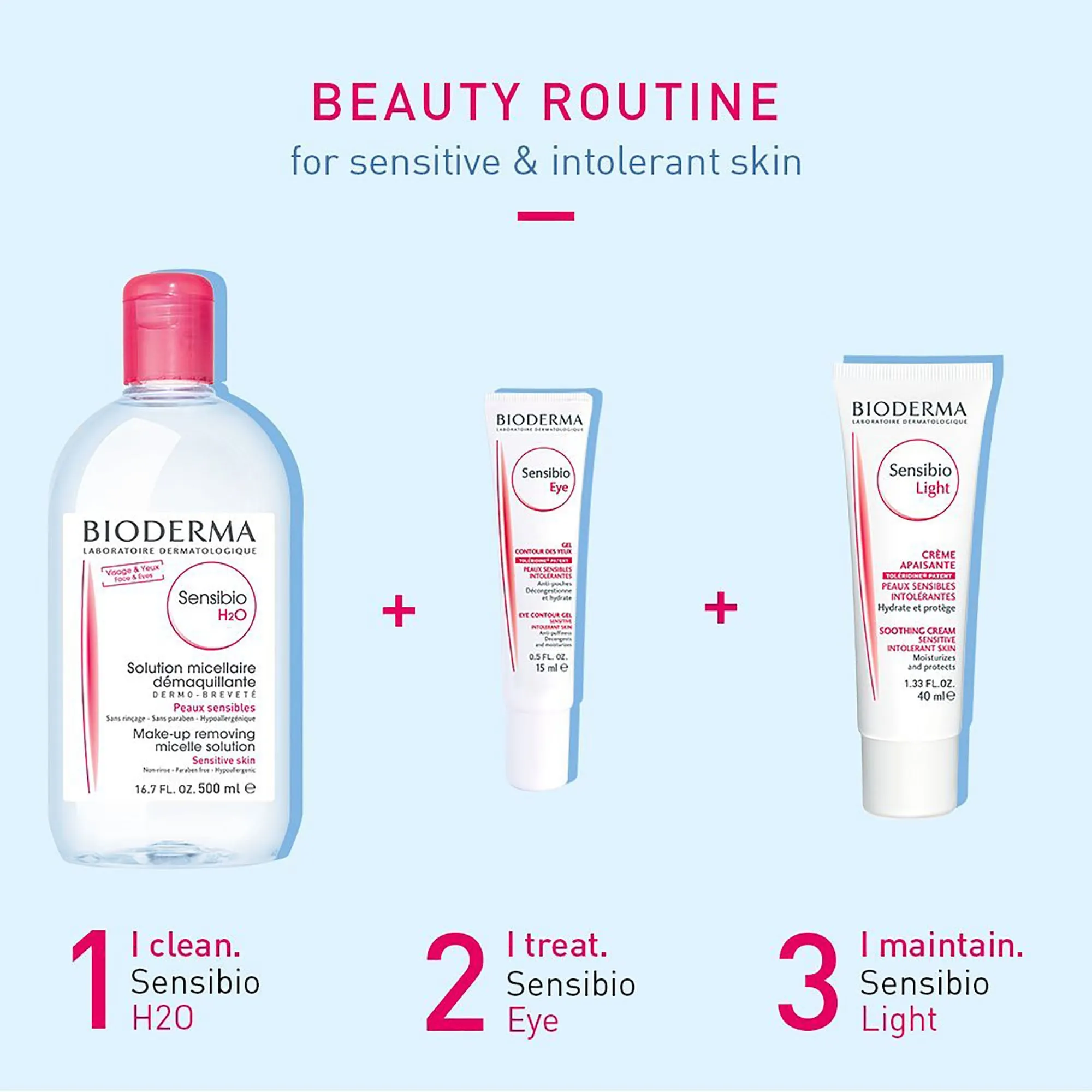 Bioderma Sensibio H20 2 Pack - 16oz