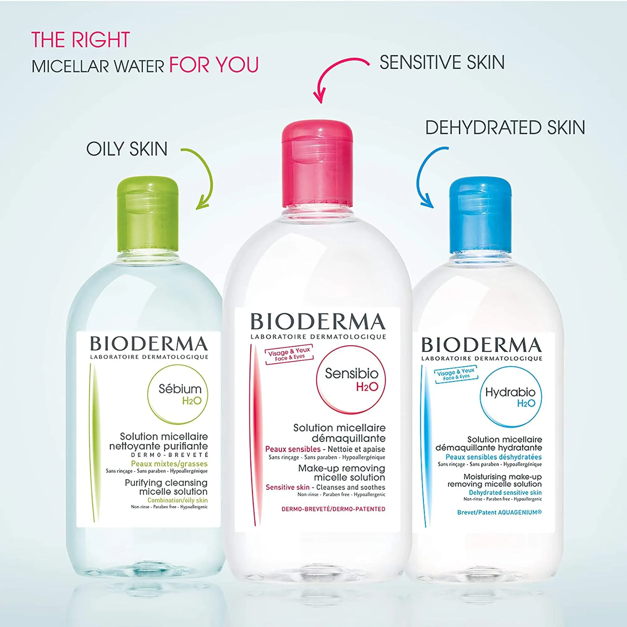 Bioderma Sensibio H20 2 Pack - 16oz