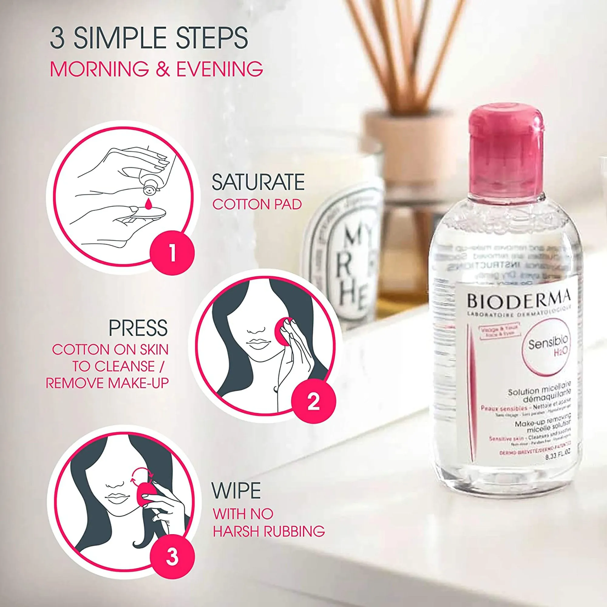 Bioderma Sensibio H20 2 Pack - 16oz