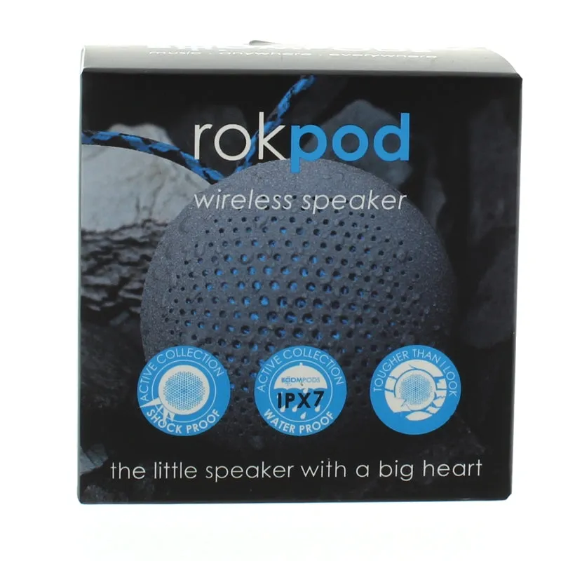 Boompods Rokpod Wireless Bluetooth Speaker Grey