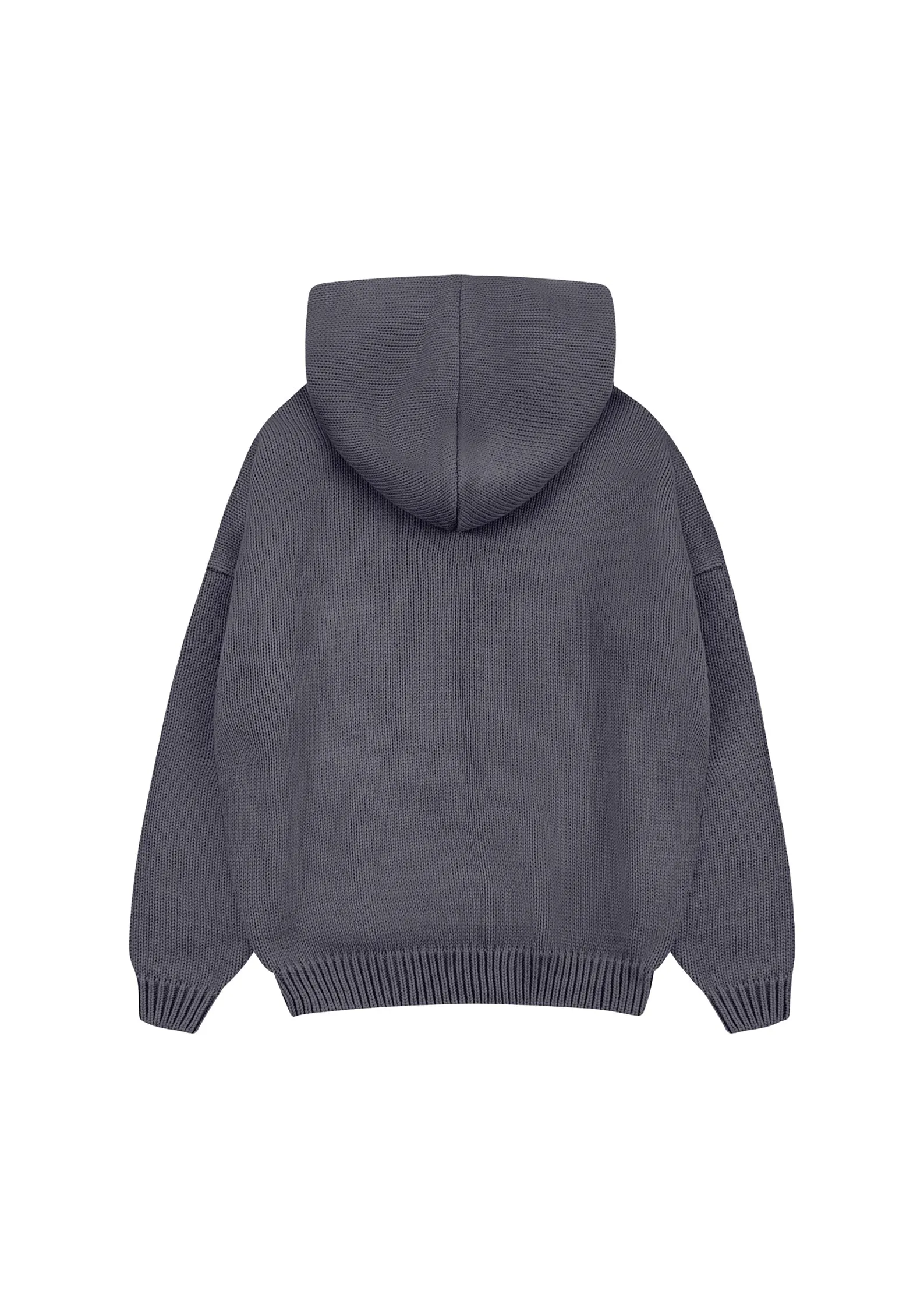 Branded Knit Hoodie