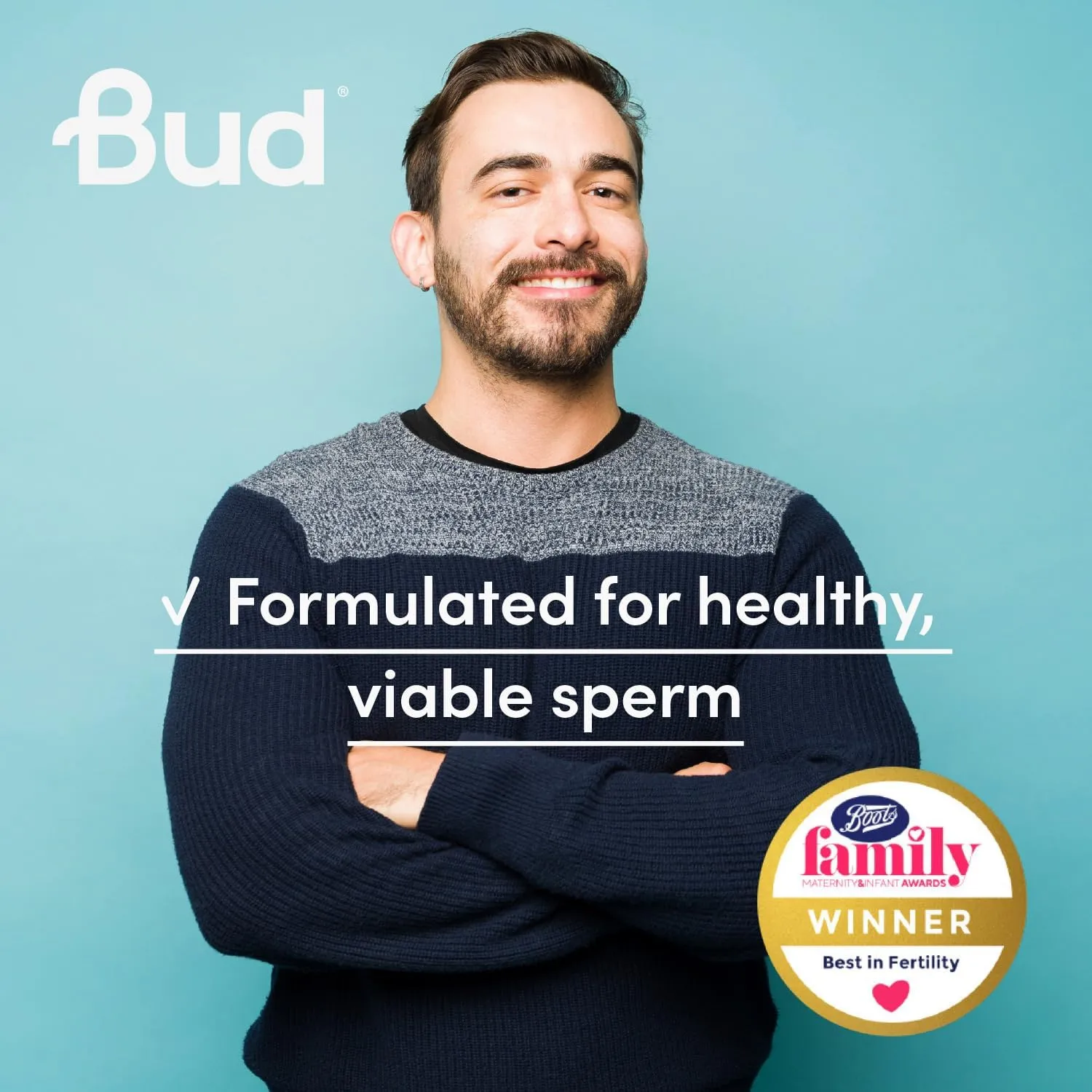 Bud Fertility & Beyond Formula for Men (60 Capsules)