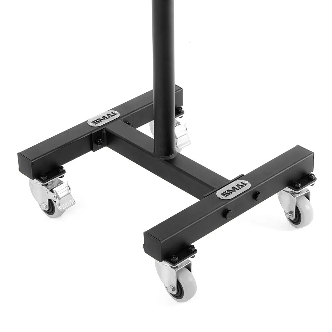 Bumper Plate Storage Stacker with Wheels Smai