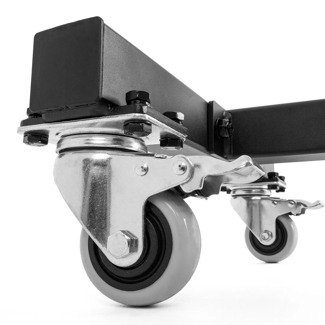 Bumper Plate Storage Stacker with Wheels Smai