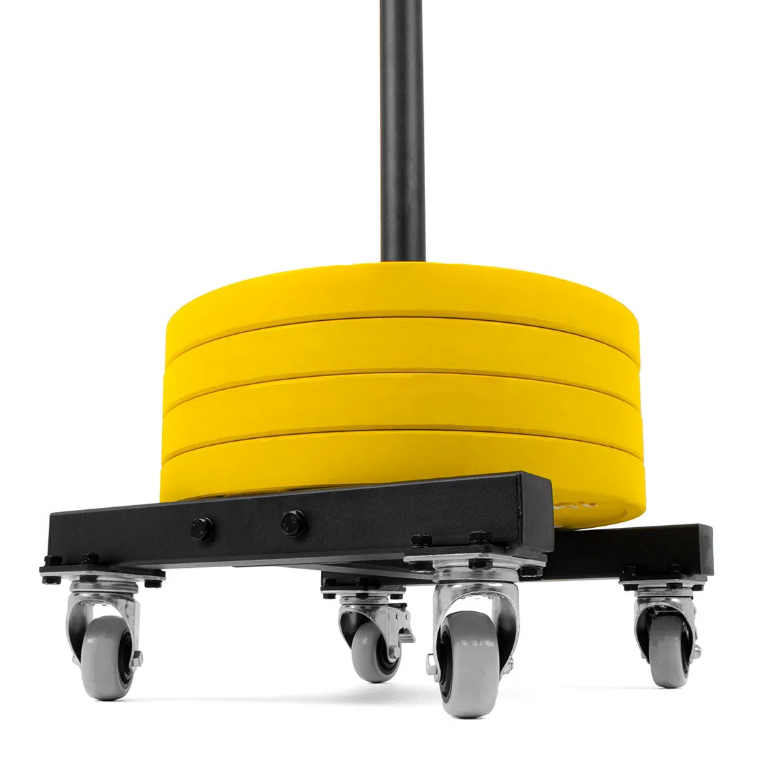 Bumper Plate Storage Stacker with Wheels Smai