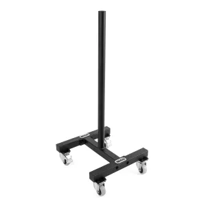 Bumper Plate Storage Stacker with Wheels Smai