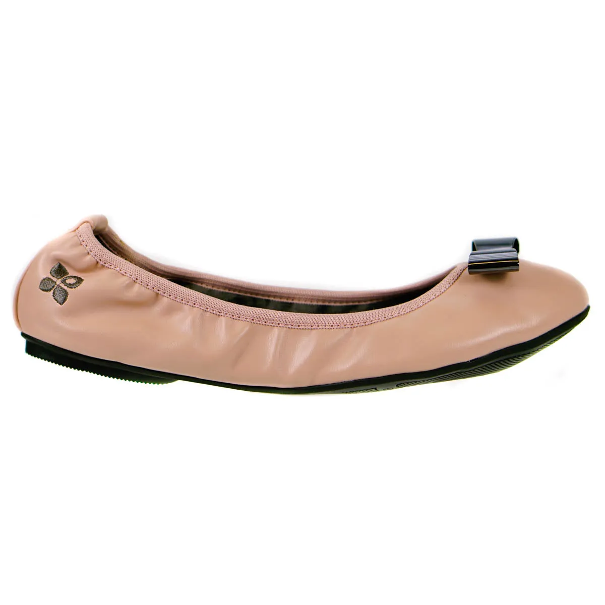Butterfly Twists Chloe Fold Up Ballerina Shoes Dusky Pink
