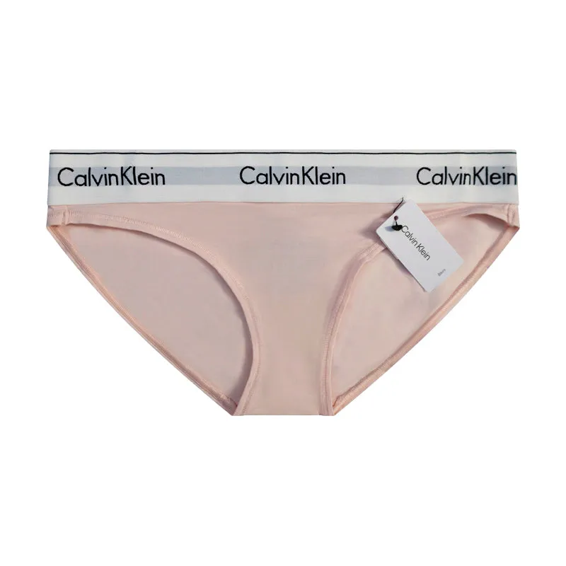 Calvin Klein Bikini Briefs Underwear Modern Cotton - Pink Womens