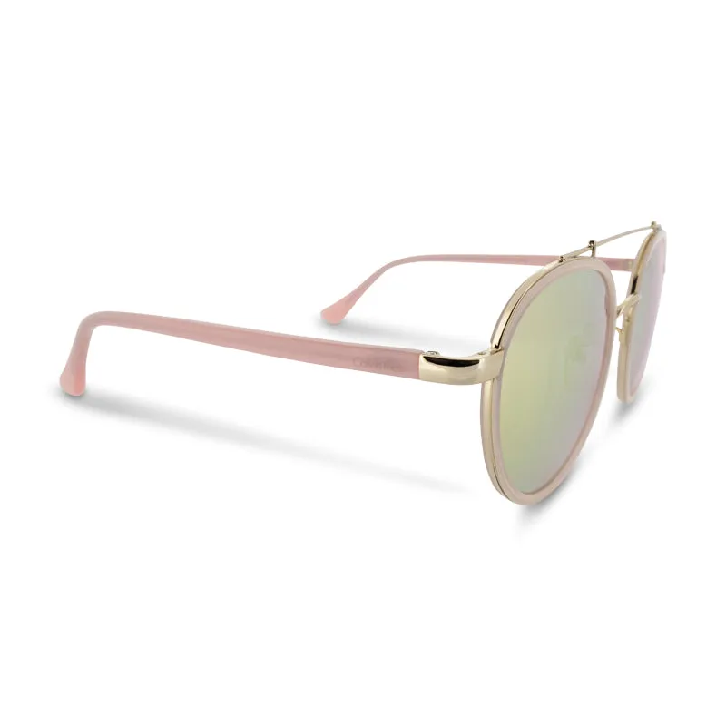 Calvin Klein Rose Pink Mirror Sunglasses CK1225SK (No Case)