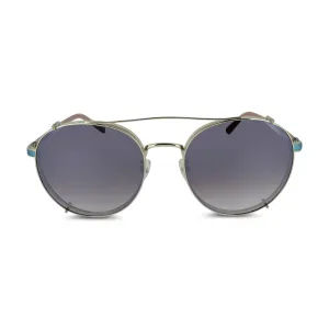 Calvin Klein Round Nude & Blue Sunglasses CK1240SK 625 (No Case)