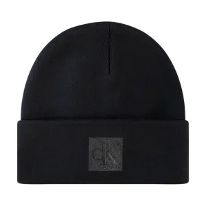 Calvin Klein Scuplted Beanie Twill Hat Black - One Size Unisex