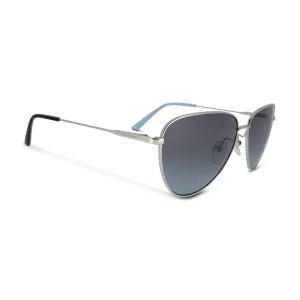 Calvin Klein Silver Pilot Sunglasses CK19103S 045 (No Case)