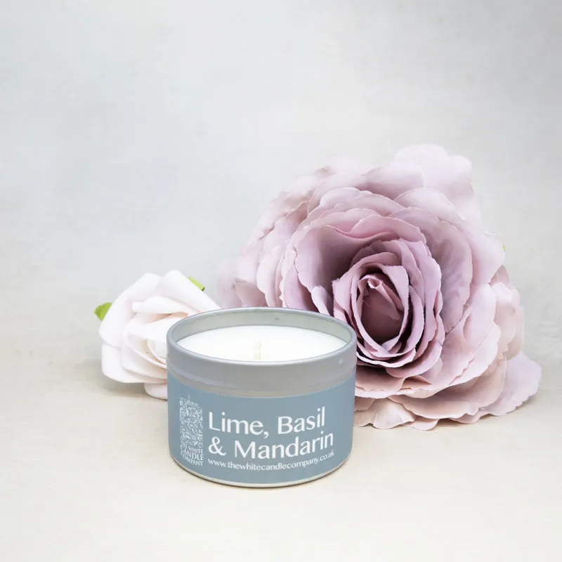Candle Lime, Basil & Mandarin The White Candle Company