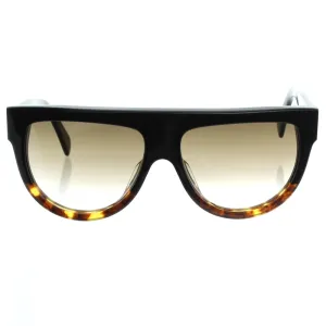 Celine Dark Havana Shadow Women's Sunglasses CL 41026/S FU5
