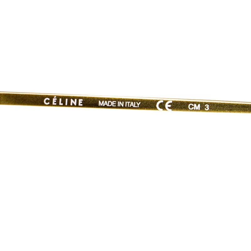 Celine Vic Black Gold Women's Sunglasses CL41402/S