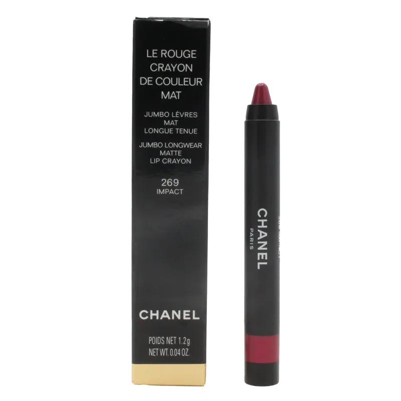 Chanel Le Rouge Jumbo Pink Lip Crayon 269 Impact