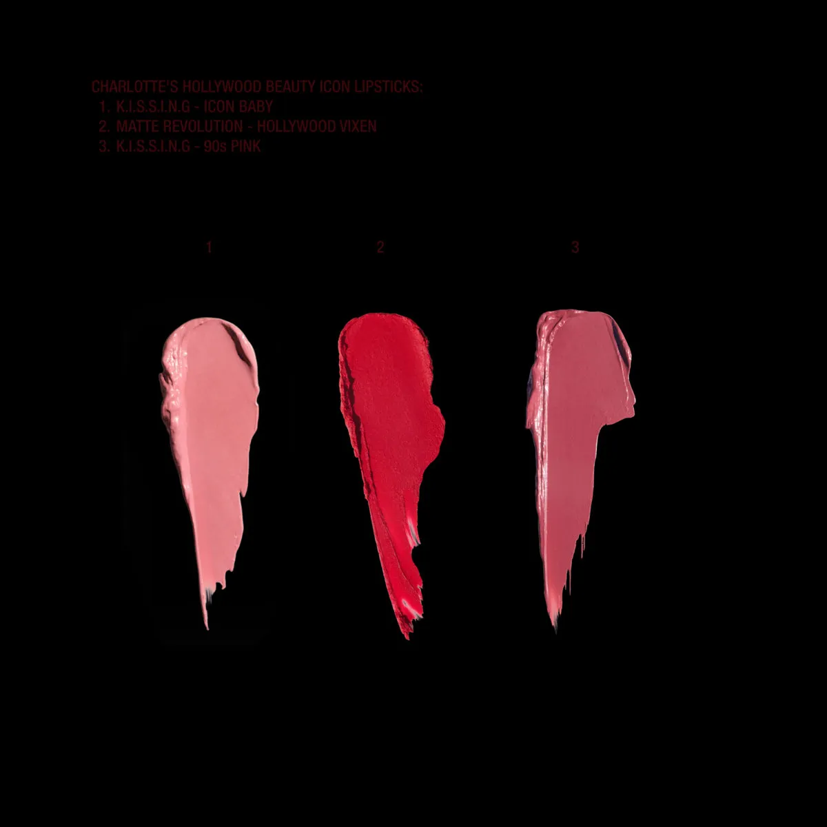 CHARLOTTE'S ICONIC HOLLYWOOD LIP TRIO LIMITED EDITION KIT