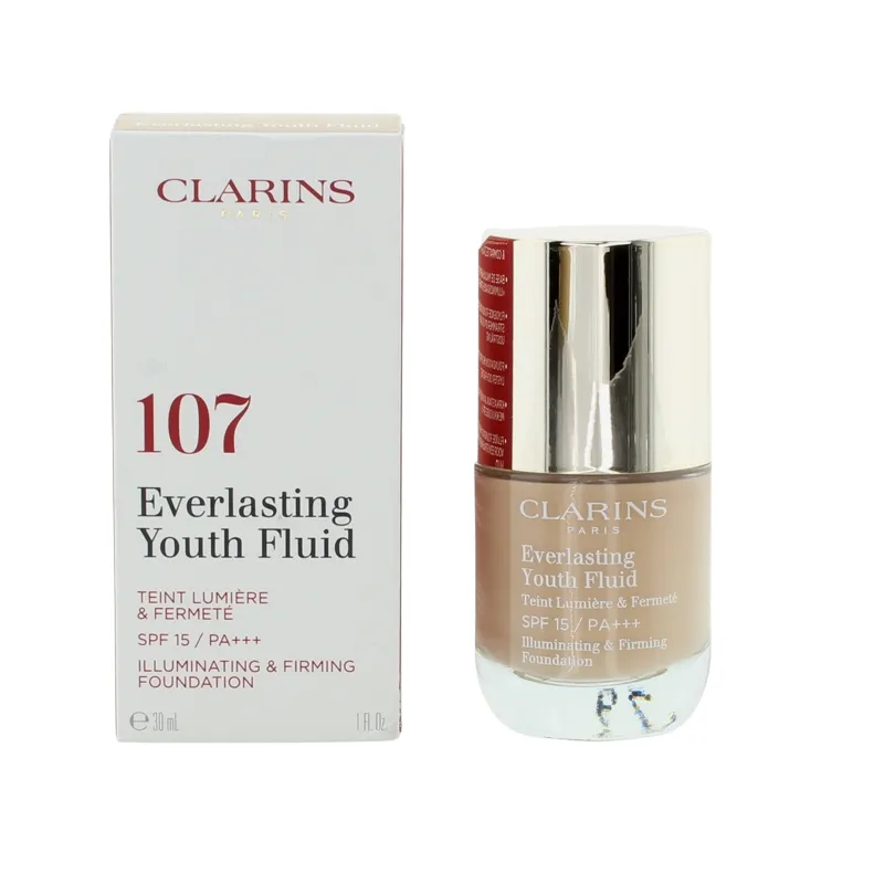 Clarins Everlasting Youth Fluid Foundation 107 Beige