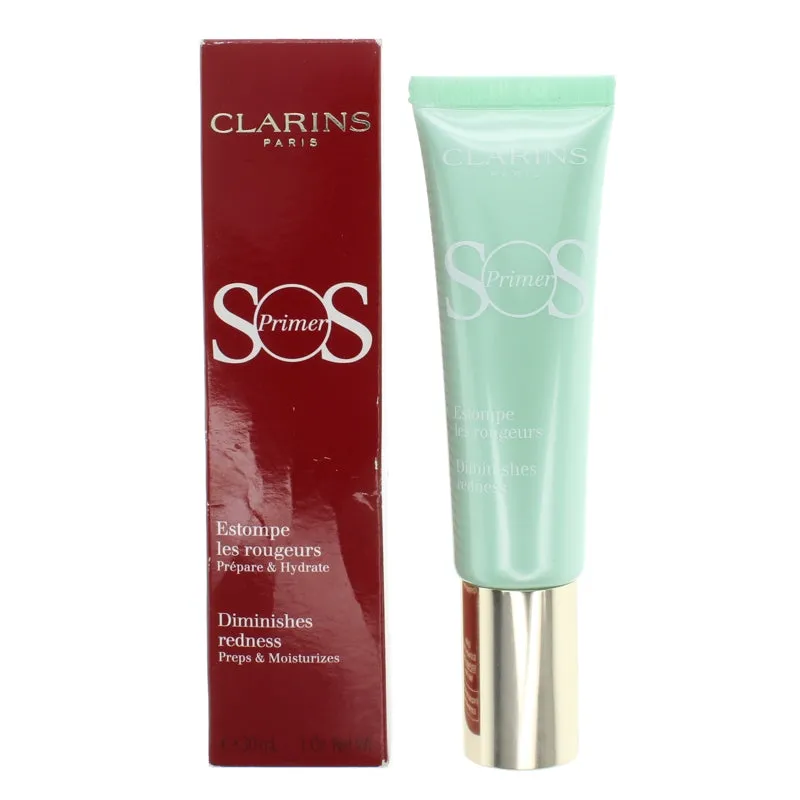 Clarins SOS 04 Green Primer 30ml - Redness Corrector Concealer
